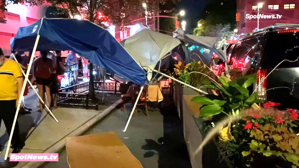 Outdoor dining crash injures several on UES