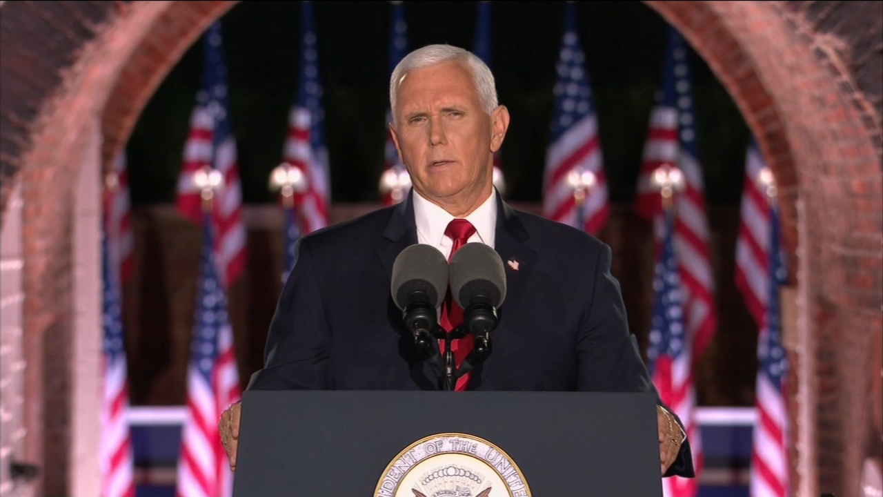 Mike Pence At Rnc 2020 The Rare Times He Made Headlines Bbc News