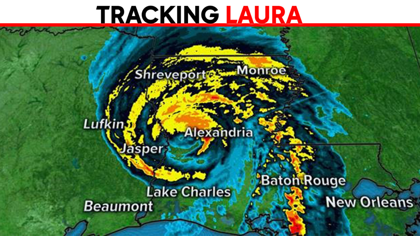 Hurricane Laura Live Map | Hurricane Laura downgraded to tropical storm ...