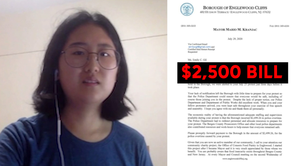 Teen hit with $2,500 police OT bill over BLM protest