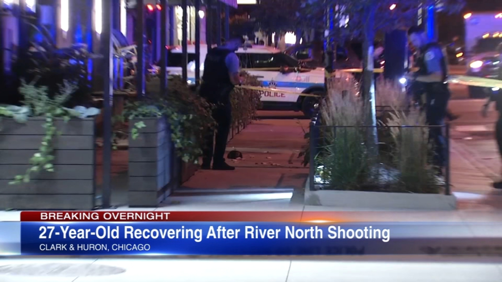 Man, 27, wounded by gunfire in River North shooting ABC7 Chicago