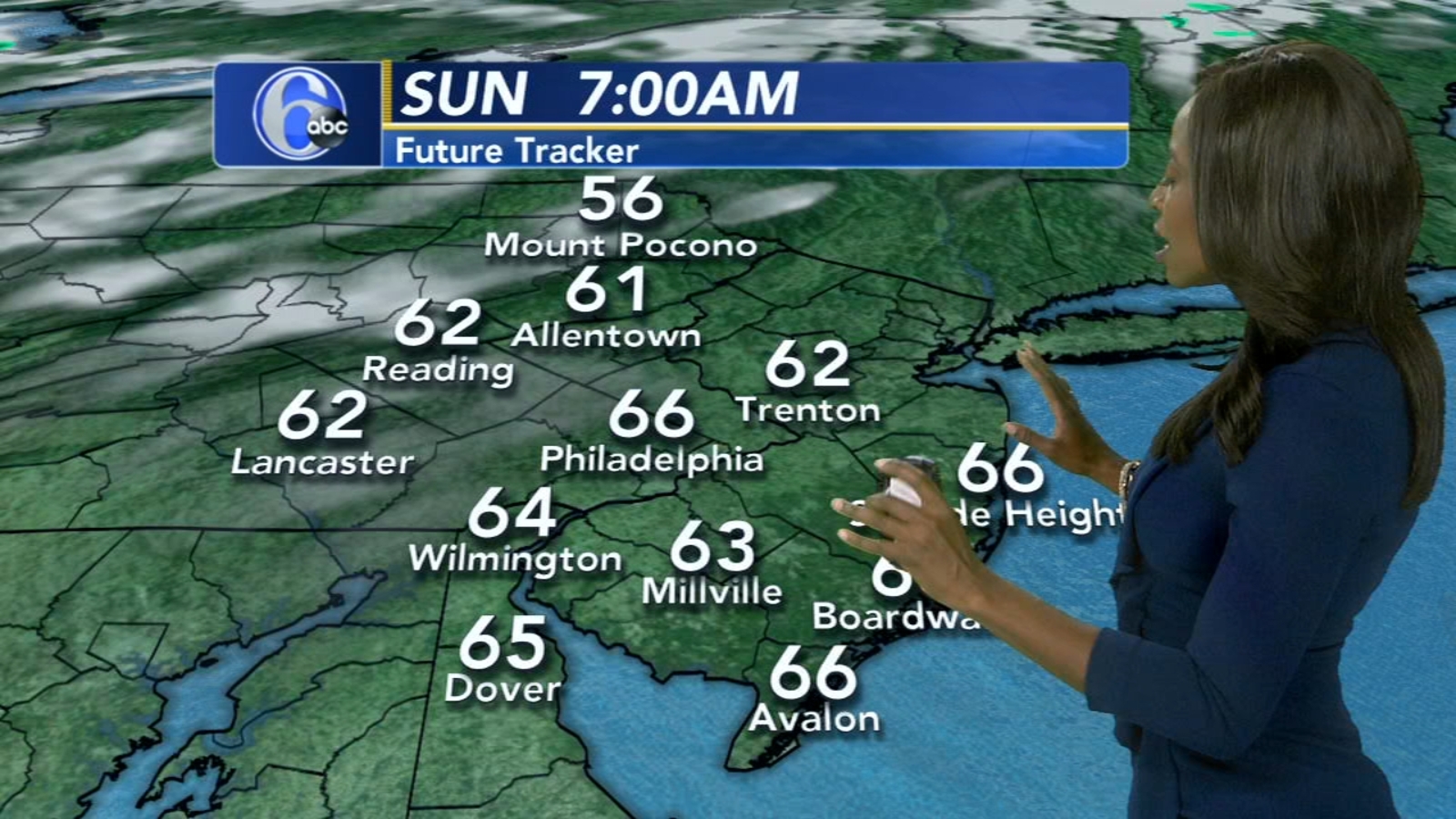 Meteorologist Melissa Magee with AccuWeather on Action News at 11