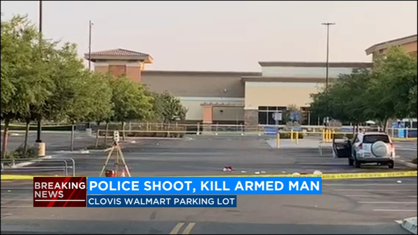 Armed suspect shot and killed by police in parking lot of Clovis