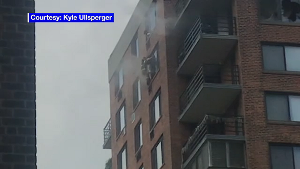 FDNY saves woman from high-rise fire with heroic, rare roof rope rescue