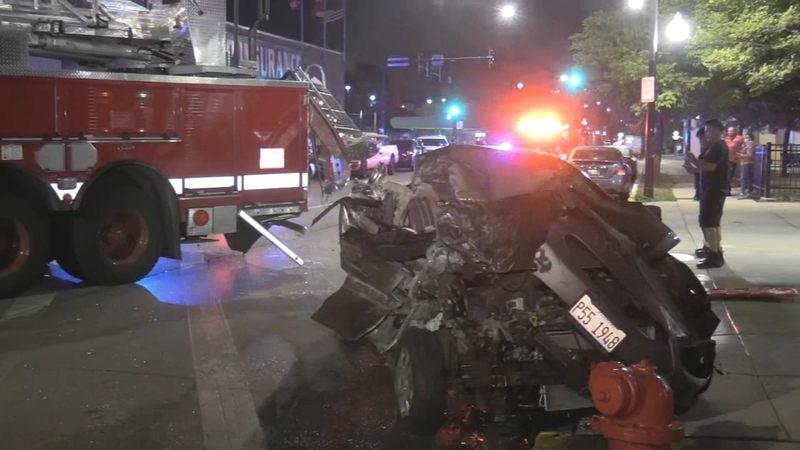 Chicago Crime 1 In Custody After Stolen Vehicle Crashes Into Chicago Fire Department Truck In Belmont Cragin Police Say Abc7 Chicago