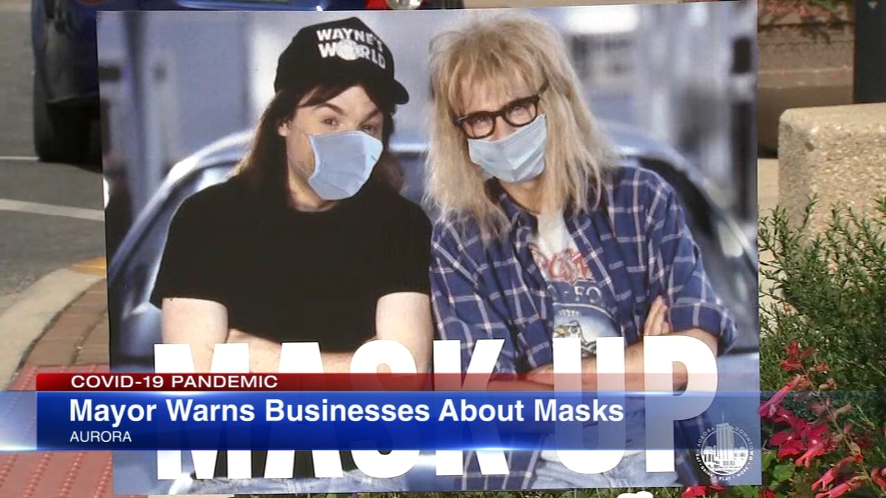 Aurora mayor warns businesses to follow face mask guidelines