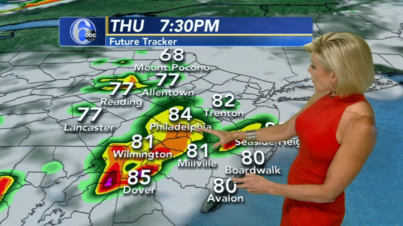 Philadelphia AccuWeather forecast for Pennsylvania, New Jersey and Delaware 6abc Philadelphia