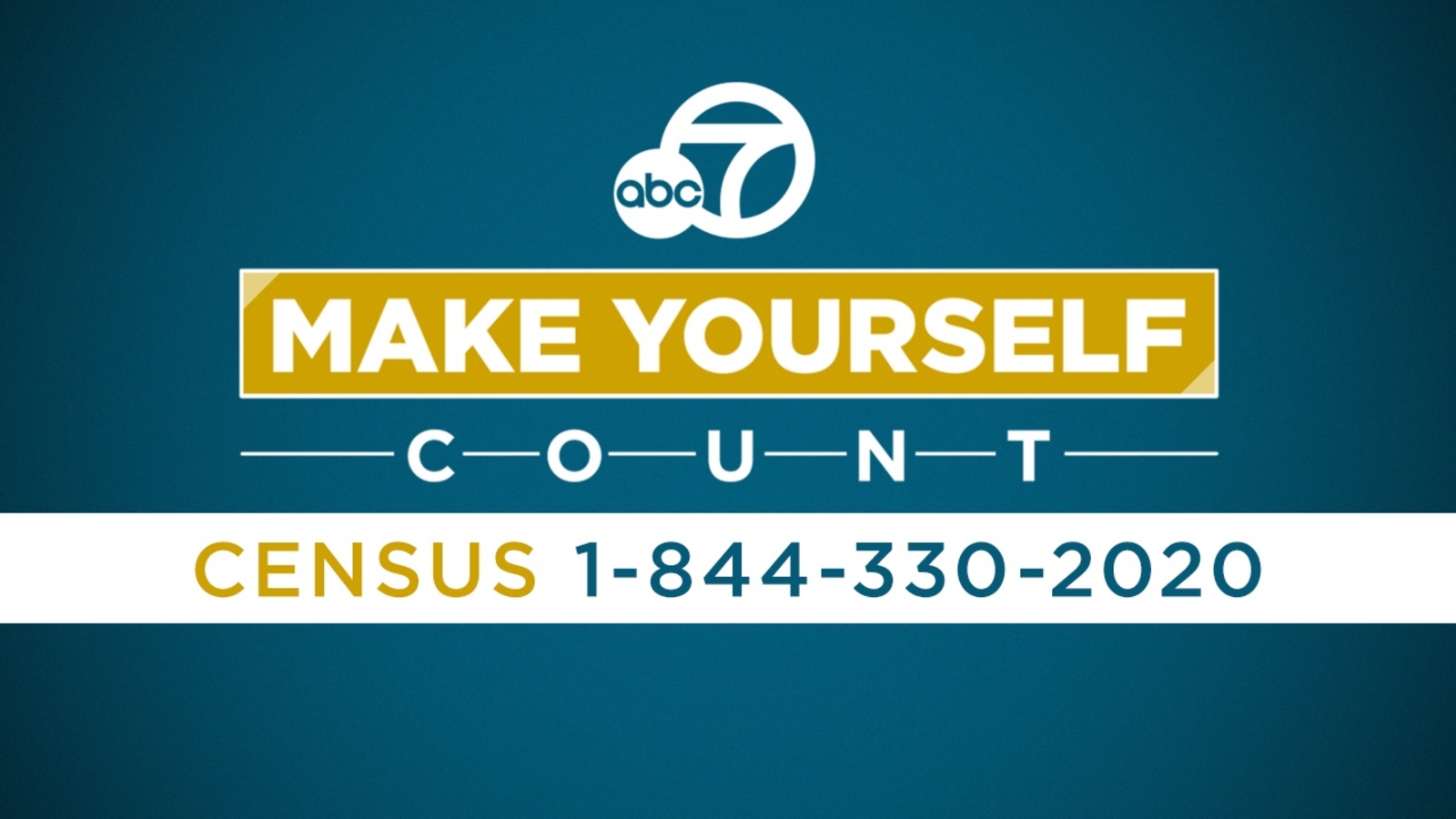 Make Yourself Count 2020 Census - ABC7 Los Angeles