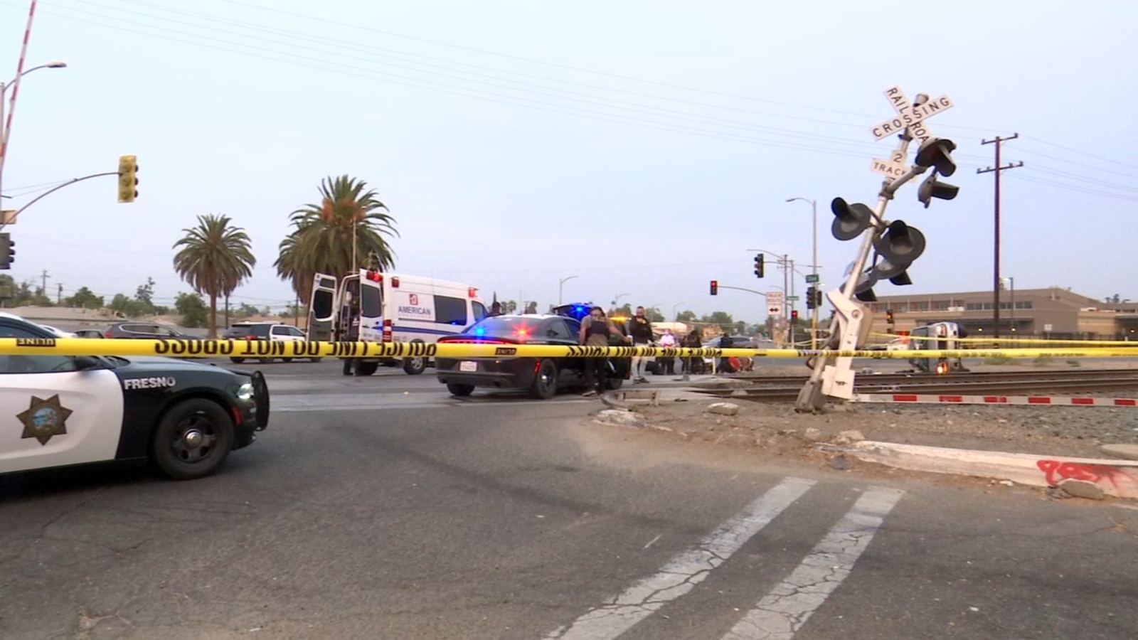 Armed group of men arrested after pursuit ends in central Fresno crash