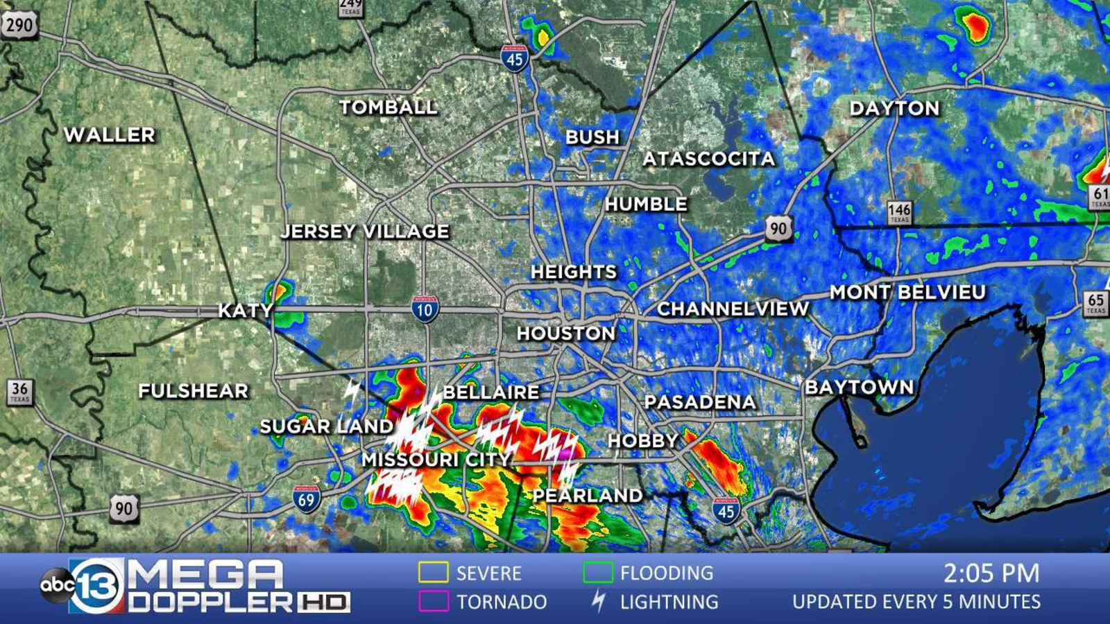 Houston weather forecast Scattered storms on Labor Day ABC13 Houston