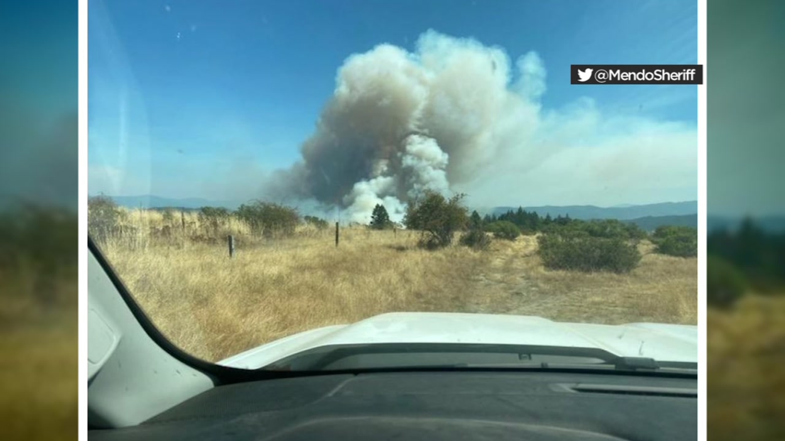 Oak Fire burning in Mendocino County prompts mandatory evacuations in