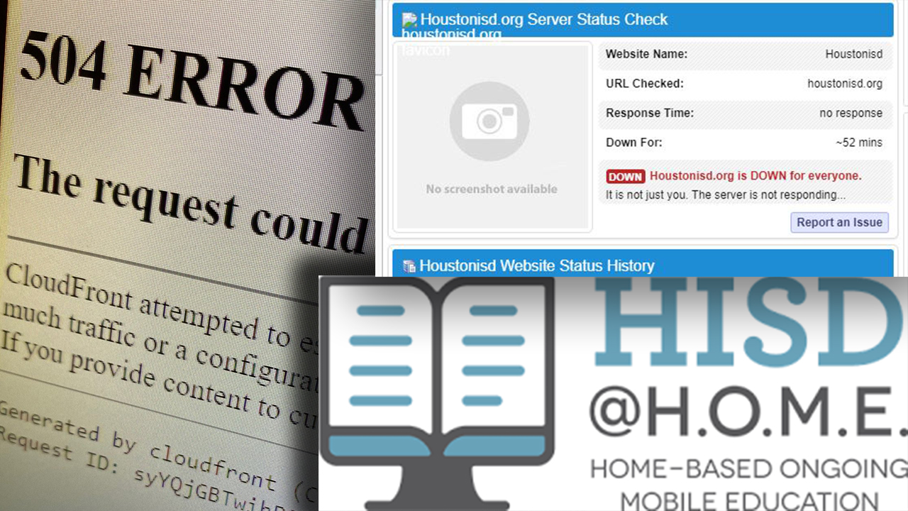 HISD superintendent on 1st day of school website crash