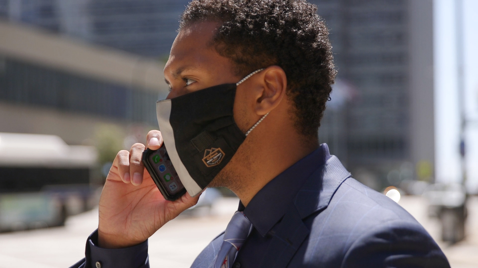 Chicago's Tylman Ties sells face masks that turn into pocket squares