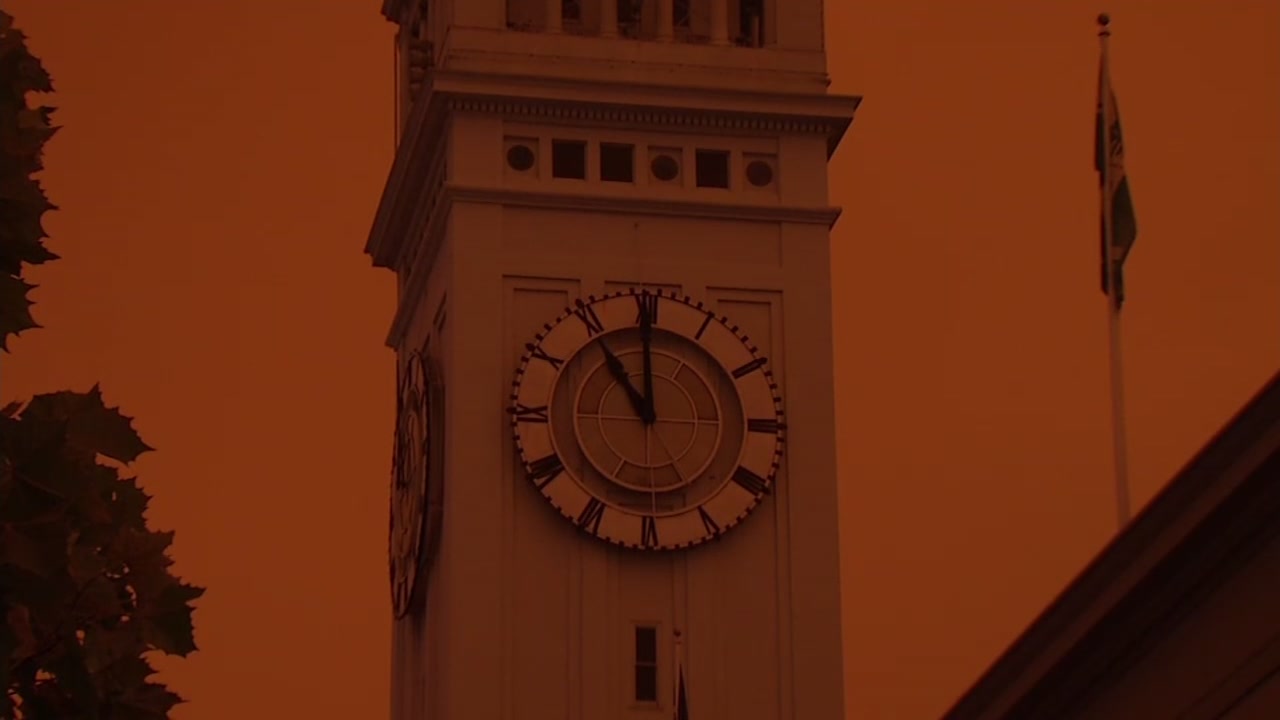 Climate change advocates use orange sky photos to power message