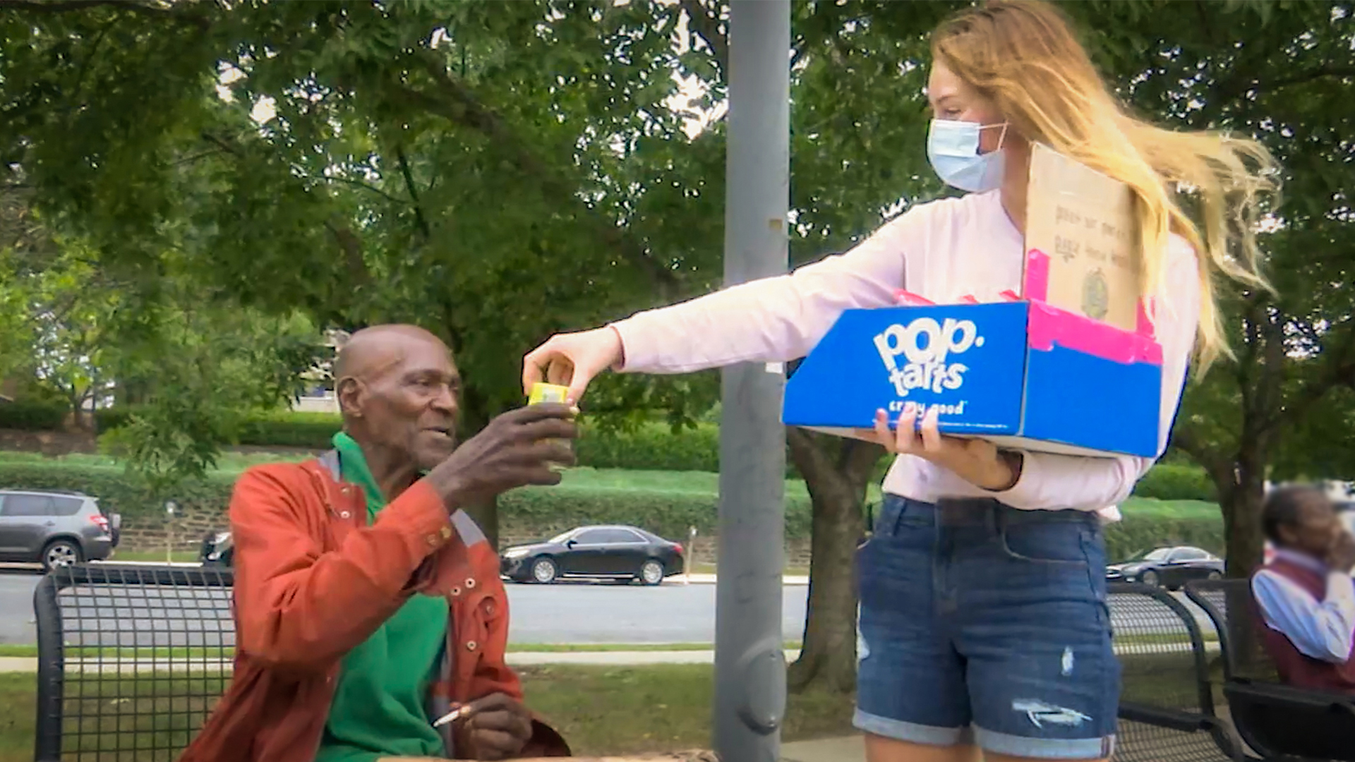 North Philly college student places blessing boxes in local park for anyone in need