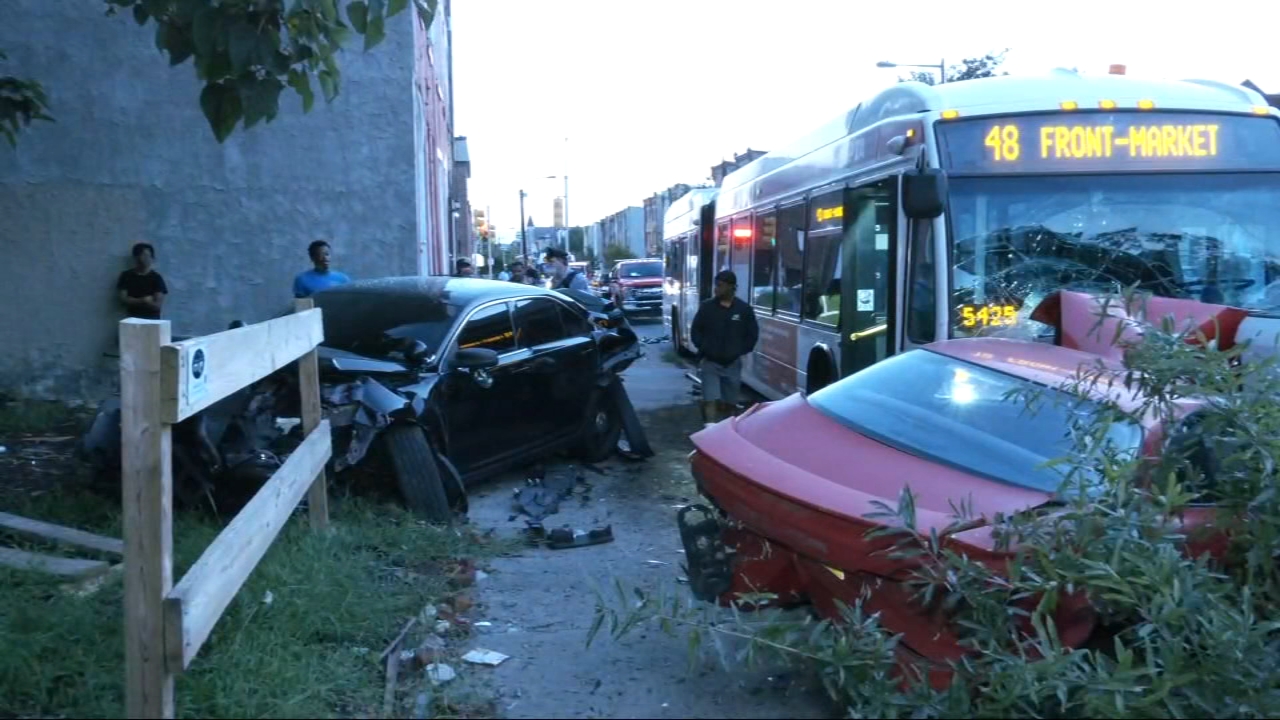 6 injured in crash involving SEPTA bus