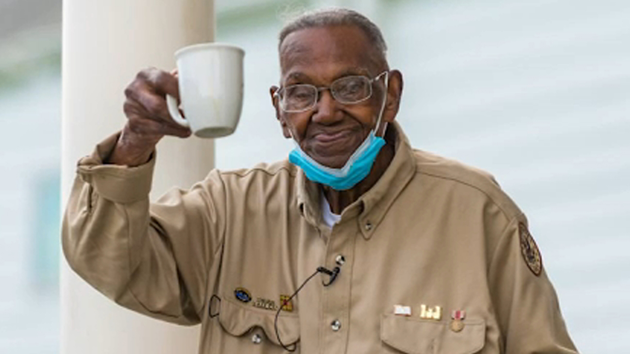 Oldest living WWII veteran Lawrence Brooks celebrates 111th