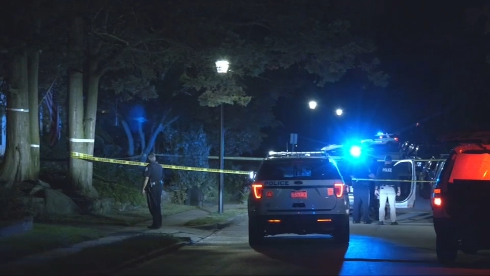 Lower Merion Township Police investigate body found shot to death infront of a Wynnewood home as an apparent homicide