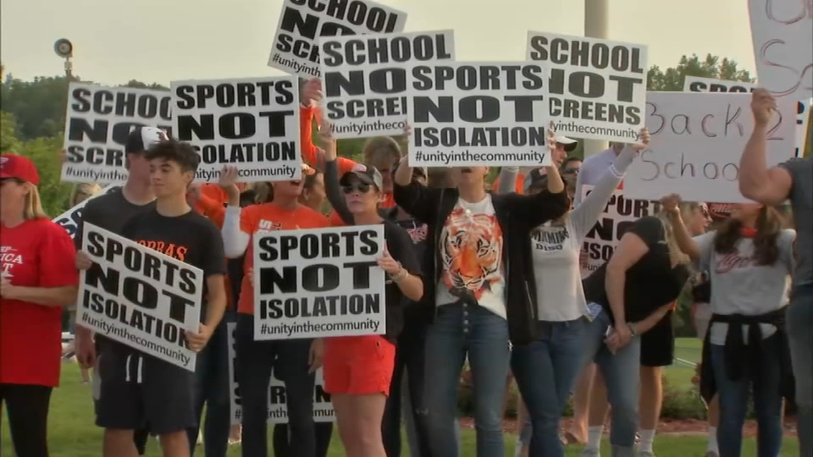 Illinois COVID 19 Hinsdale South High School football player tests