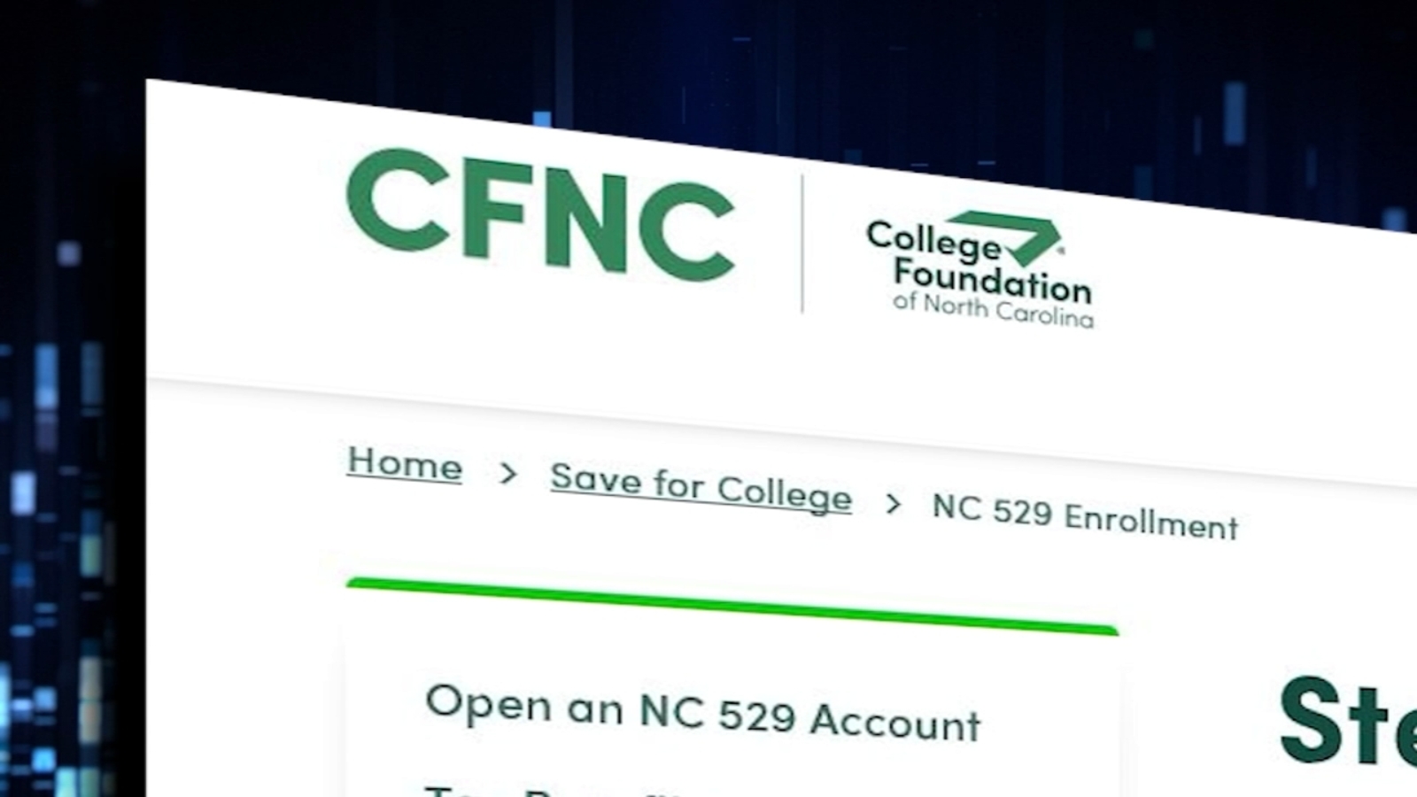 College research websites picture