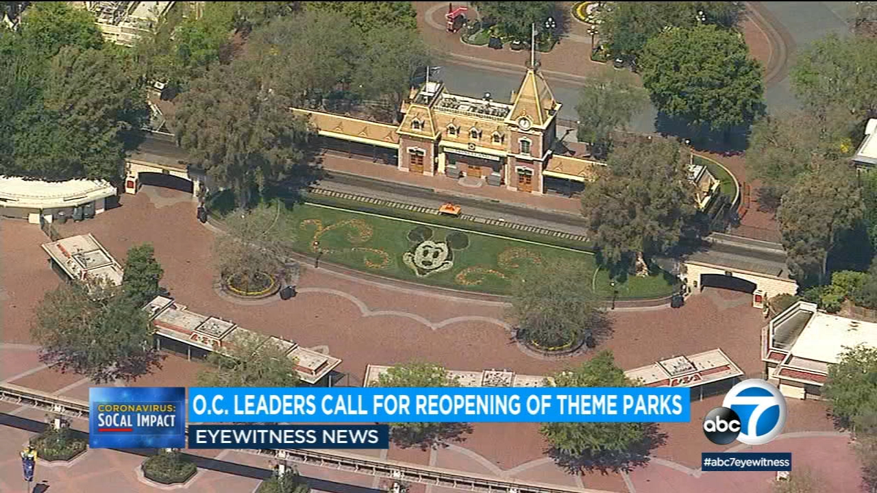 OC leaders call for reopening of Disneyland, Knott's