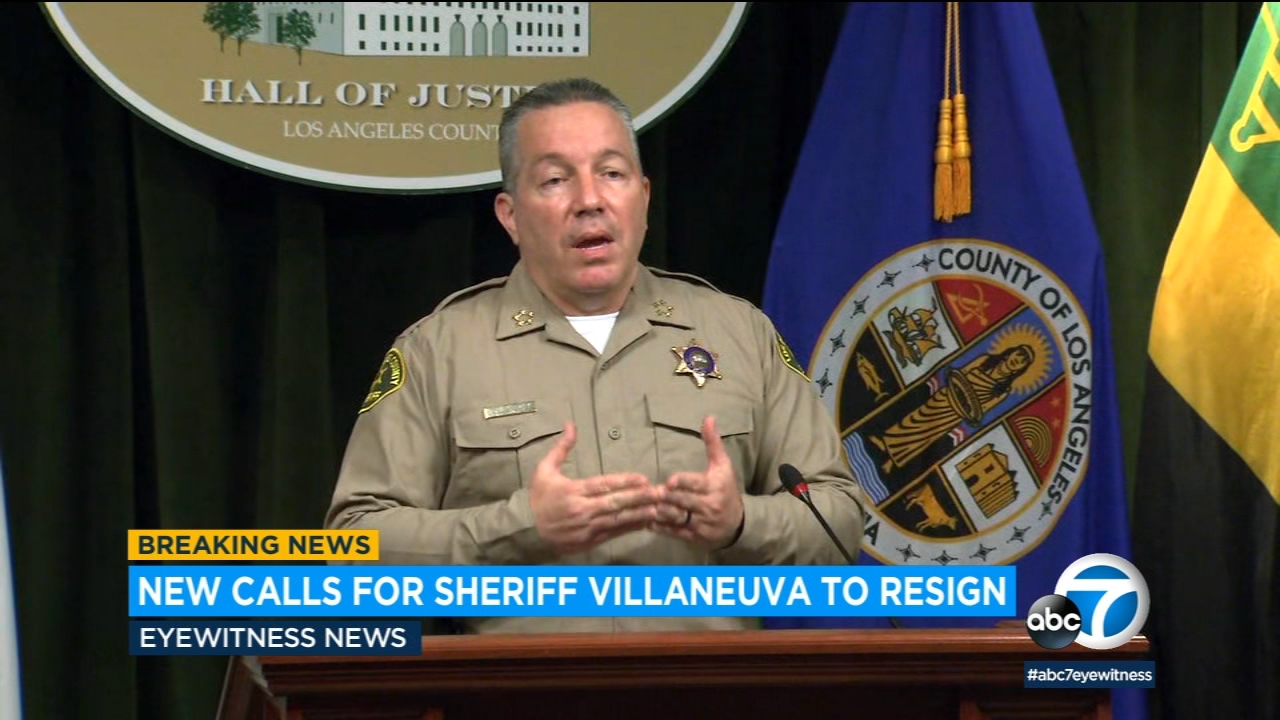 Several LA county, city officials calling for Sheriff Villanueva to resign