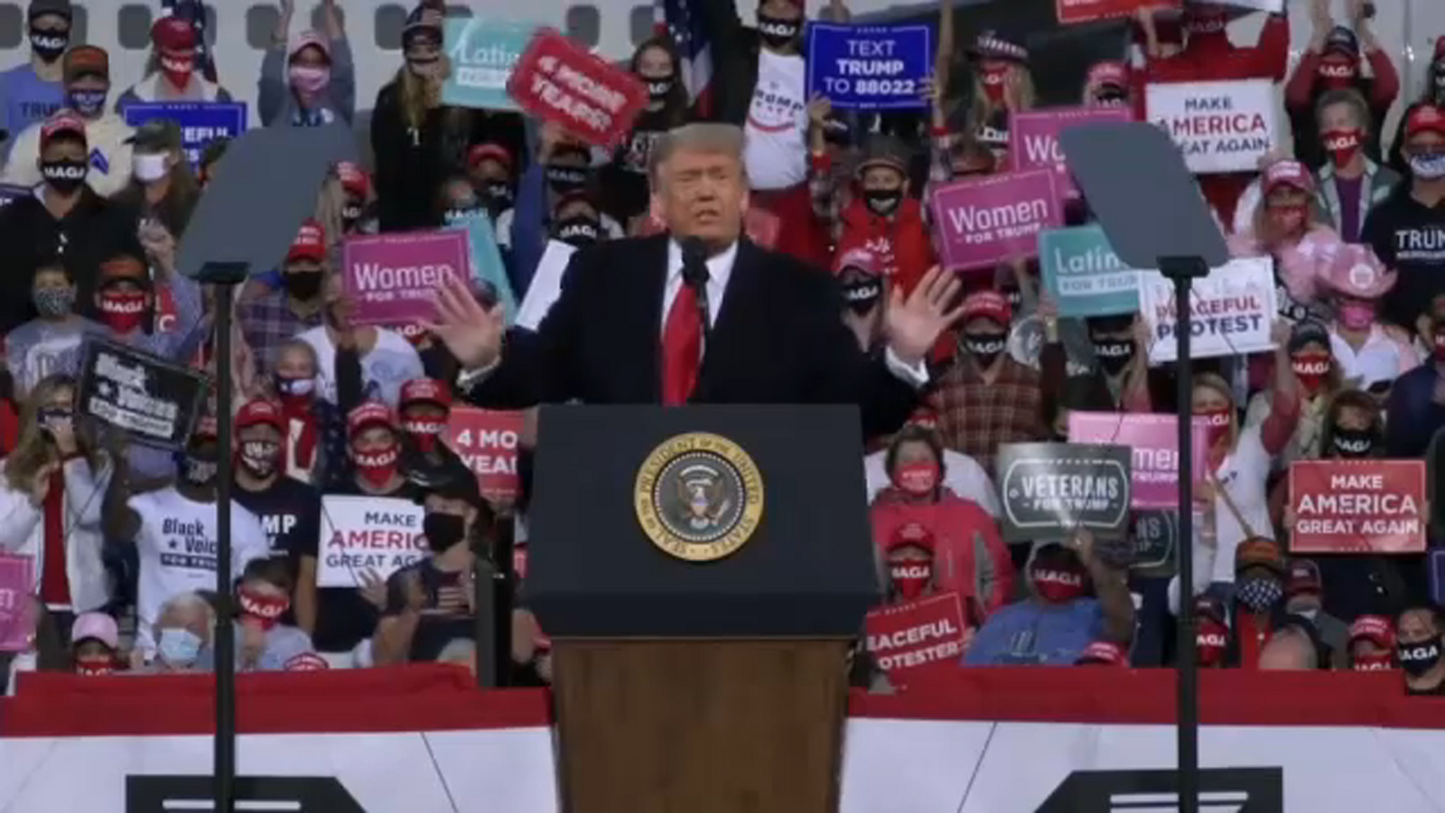 President Trump in North Carolina: President Trump tells Fayetteville ...