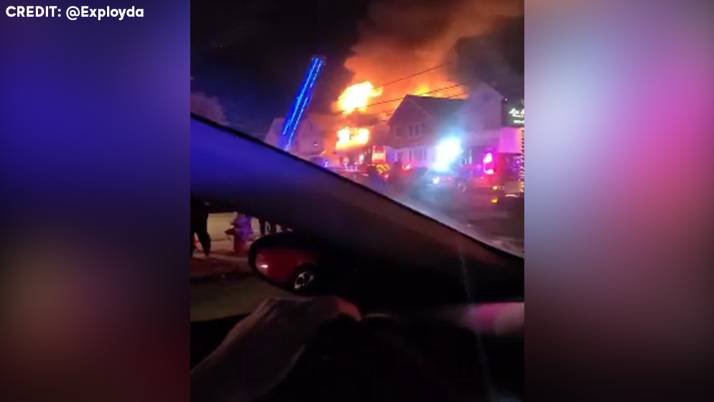 Firefighters respond to 4-alarm blaze affecting two homes in New Jersey