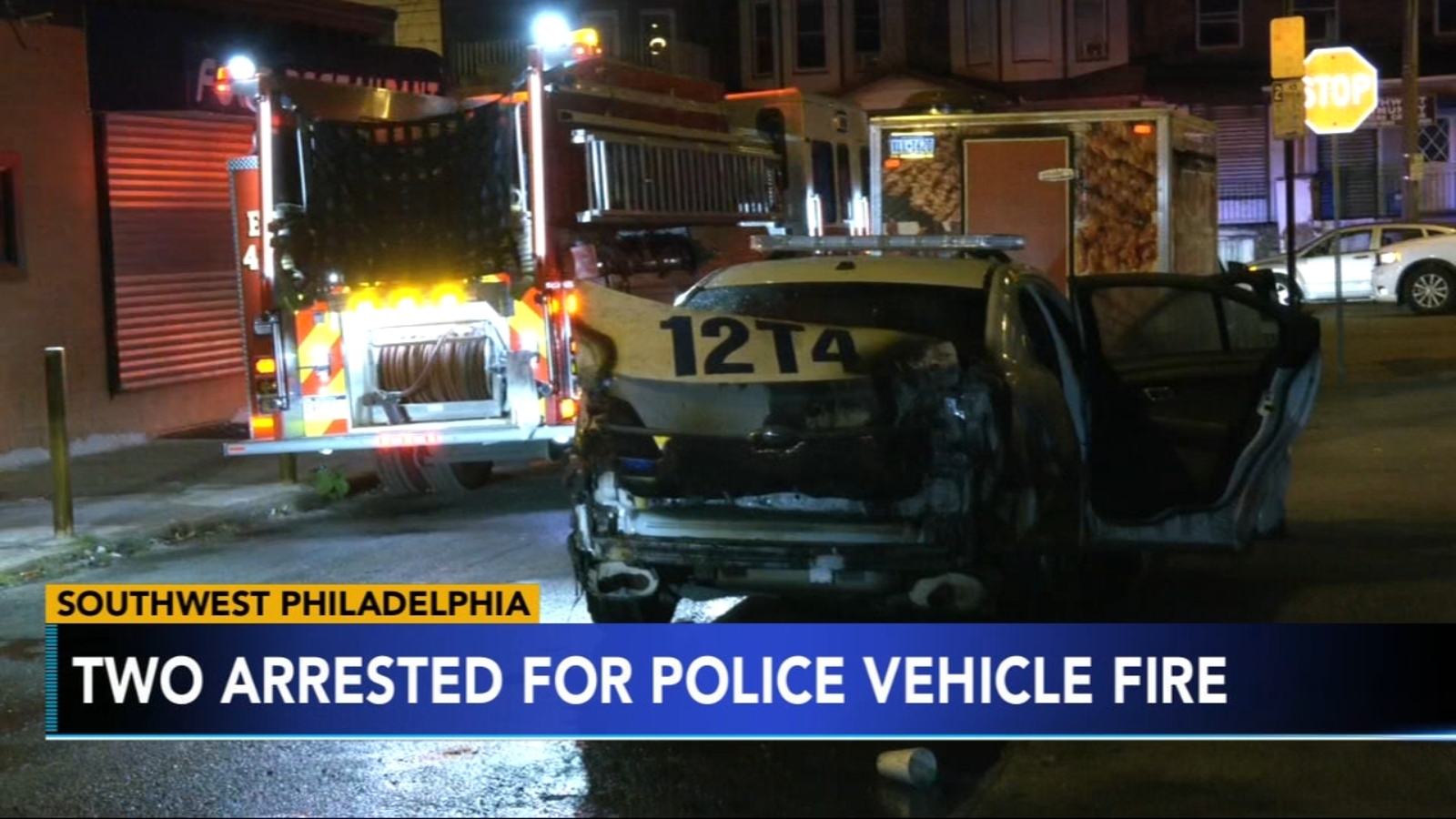 2 arrested for Philadelphia police car arson in West Philly; police say ...