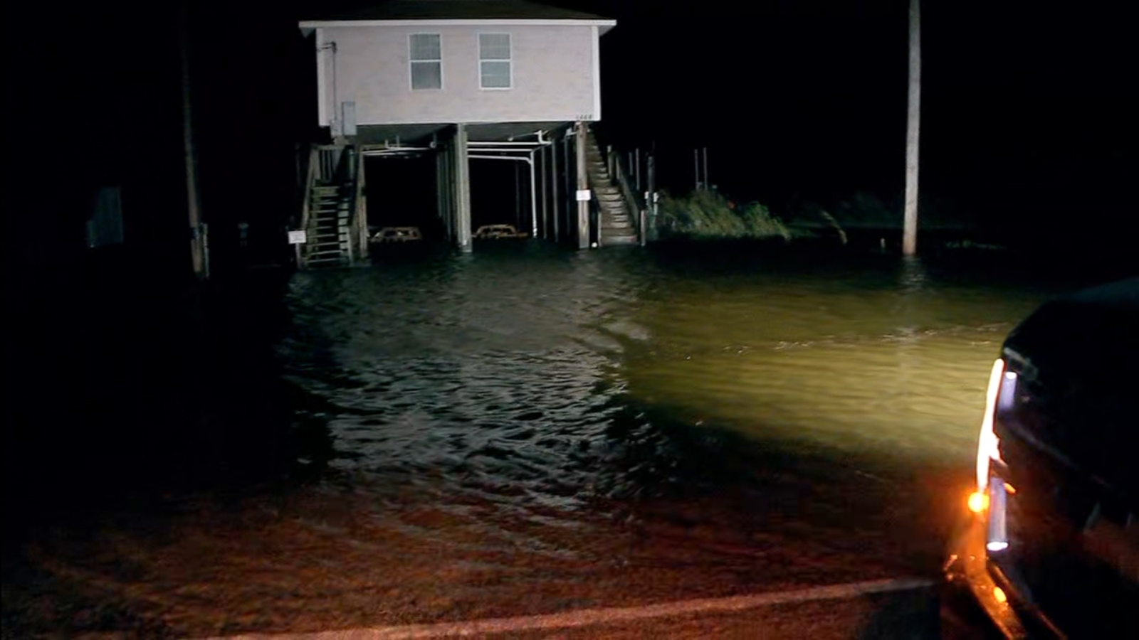 Matagorda County roads flood as Tropical Storm Beta approaches ABC13 Houston