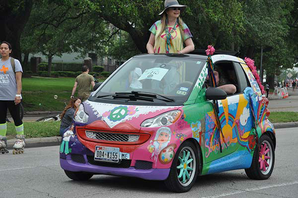 From the wild and wacky, to the cool and creative, vehicles of all shapes and sizes joined in the Art Car Parade, Saturday, April 11, 2015