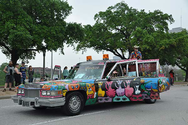 From the wild and wacky, to the cool and creative, vehicles of all shapes and sizes joined in the Art Car Parade, Saturday, April 11, 2015