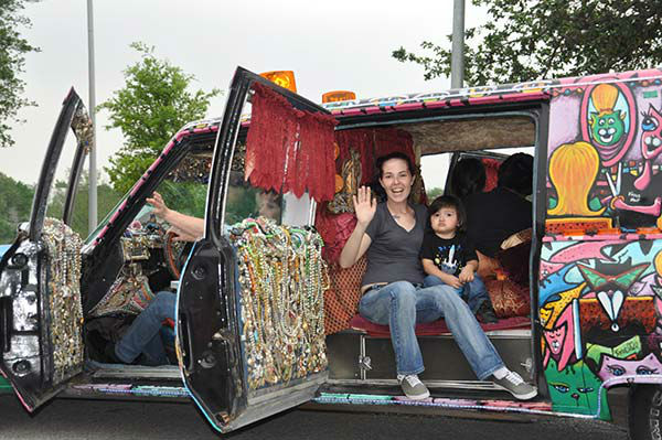 From the wild and wacky, to the cool and creative, vehicles of all shapes and sizes joined in the Art Car Parade, Saturday, April 11, 2015