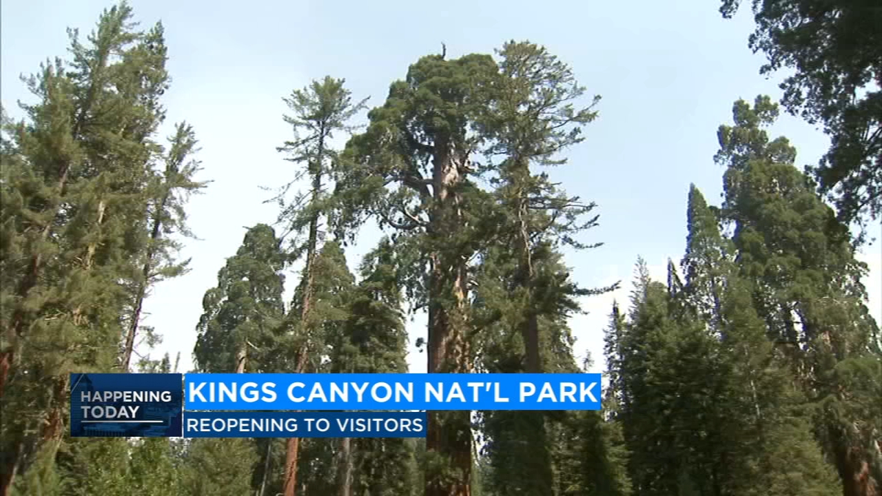 Kings Canyon National Park reopens to visitors today