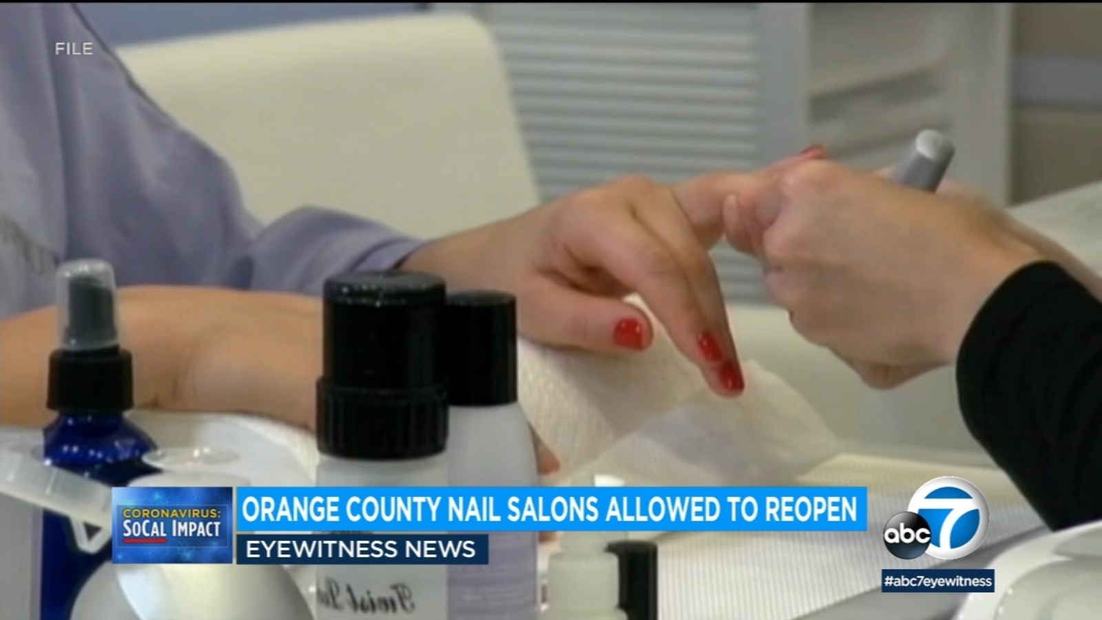 Orange County nail salons rejoice in resuming indoor services after