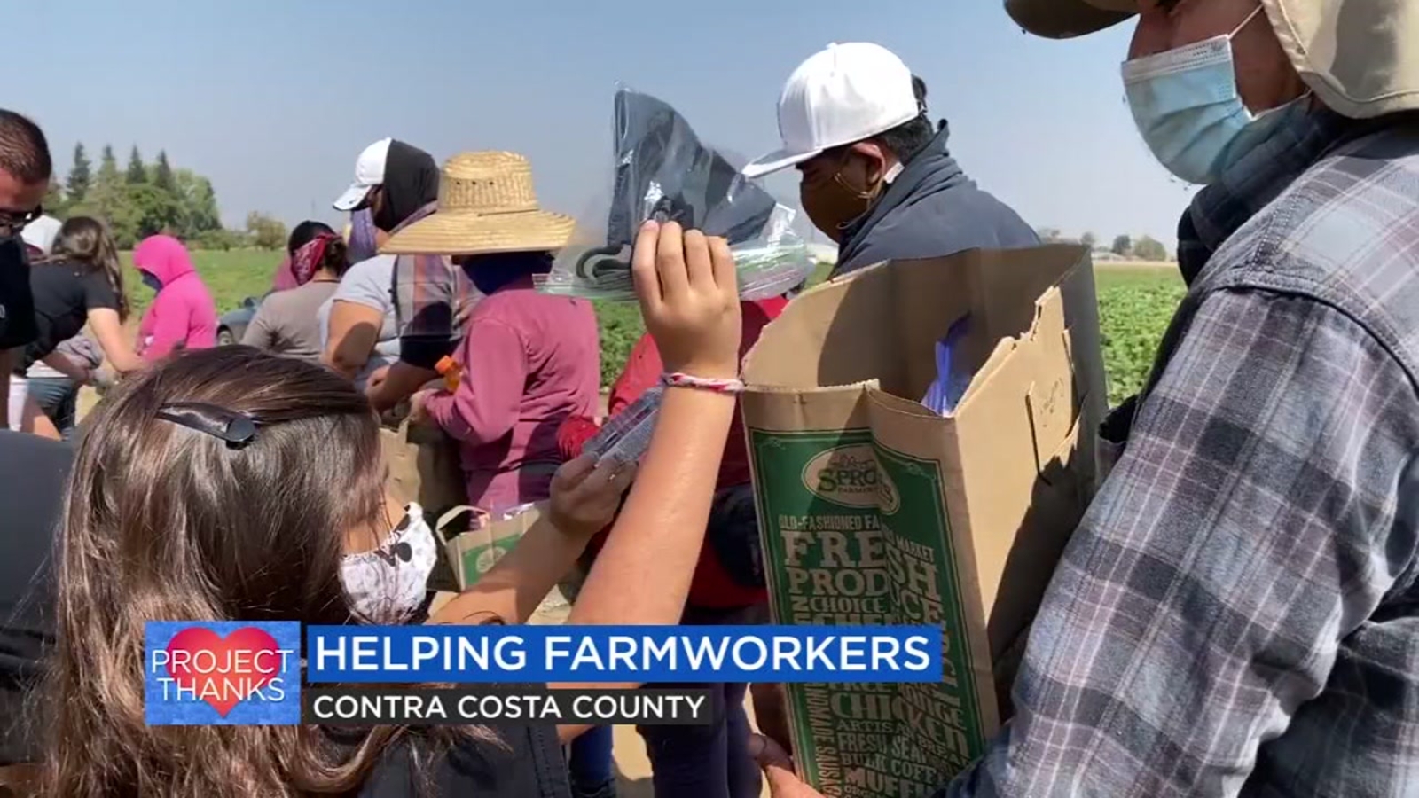 Women Provide Essential Goods For Farmworkers Working Through Wildfires And COVID-19