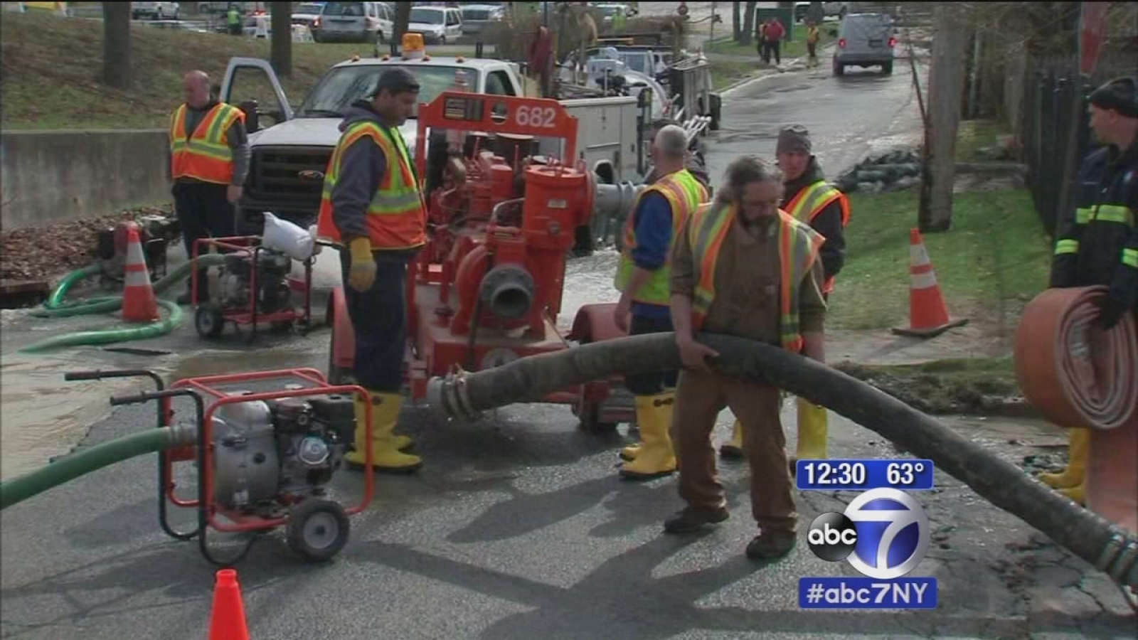Large water main break causes mess in Yonkers ABC7 New York