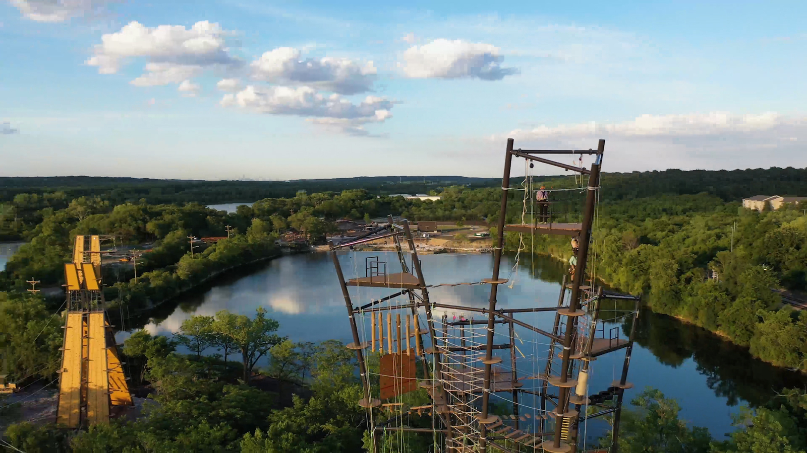 Lemont Quarries has largest outdoor adventure course in North America Lemont Quarries has largest outdoor adventure course in North America