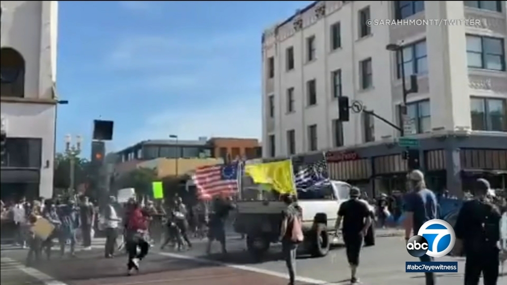Man accused of driving into Pasadena protesters had set up 'training camp,'  complaint alleges 