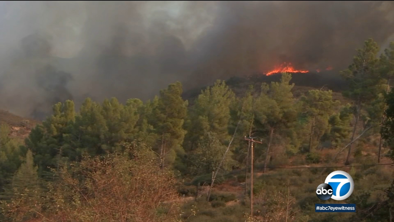 Firefighters gain control over 230-acre blaze north of Santa Clarita