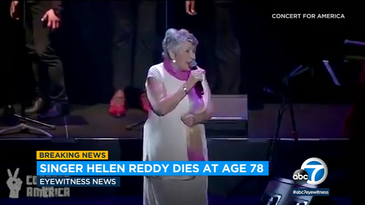 Singer Helen Reddy, known for 'I Am Woman,' dies at 78