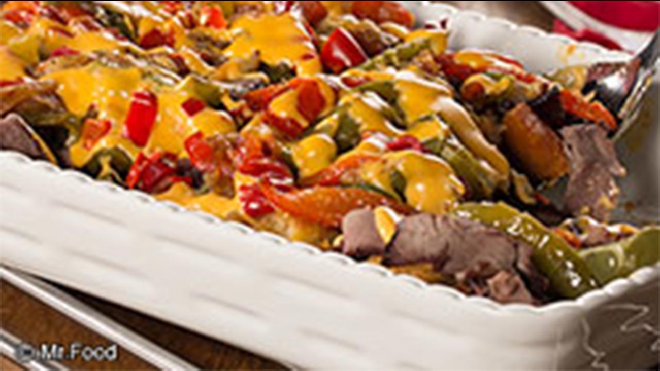 Philly Cheese Steak Bake recipe