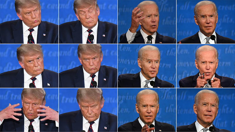 Last night's presidential debate: Face-to-face anger as Trump, Biden lash,  interrupt each other - ABC13 Houston