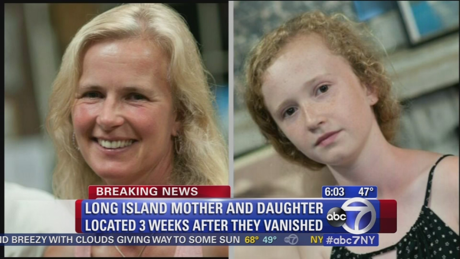 Missing Mother And Daughter Found Safe Abc7 New York 6102