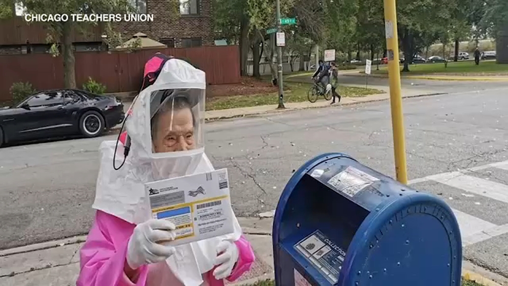 102-year-old gears up to vote by mail