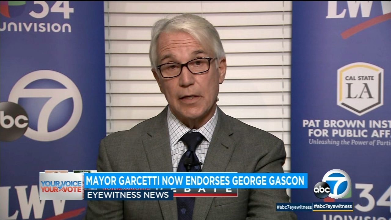 Garcetti endorses George Gascón in LA County DA race