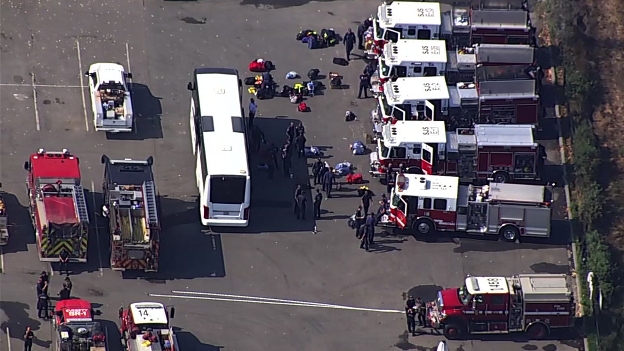 16 firefighters treated for possible carbon monoxide exposure in North Bay