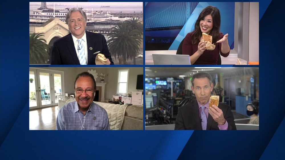 ABC7 anchors try Ike's sandwich named after our own Dan Ashley