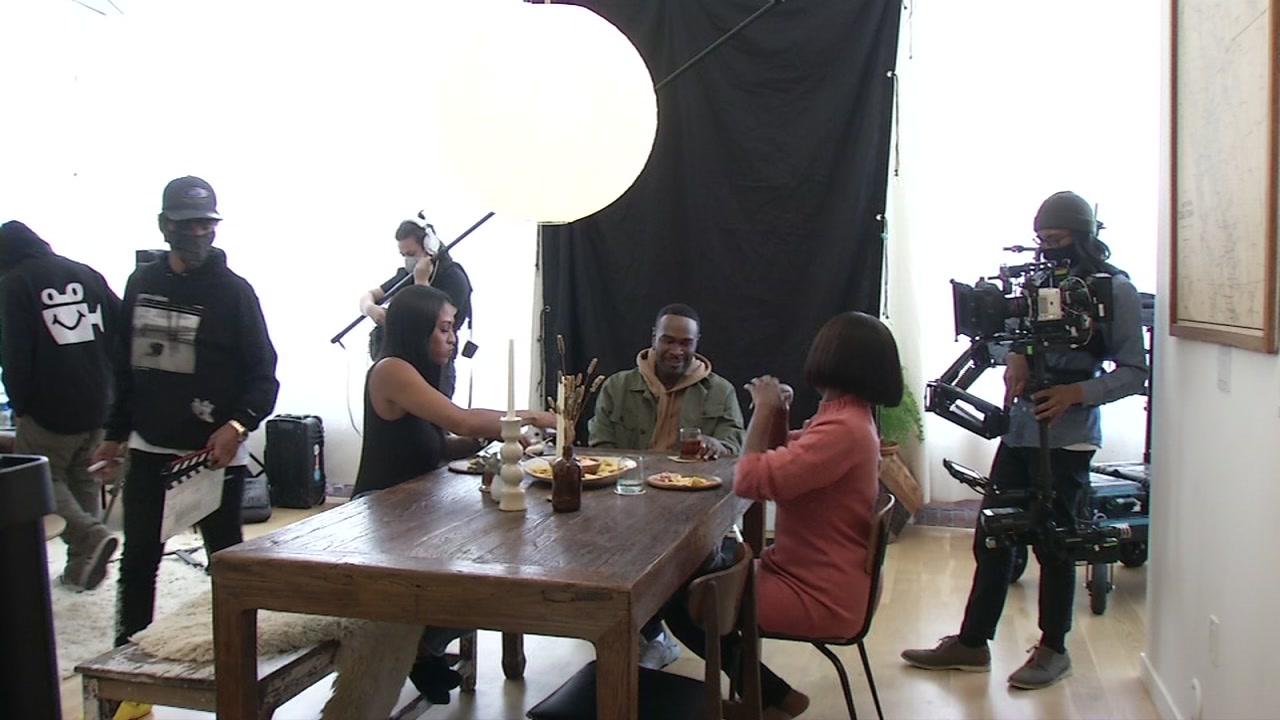 ABC7 spends day with film crew as shooting resumes amid pandemic