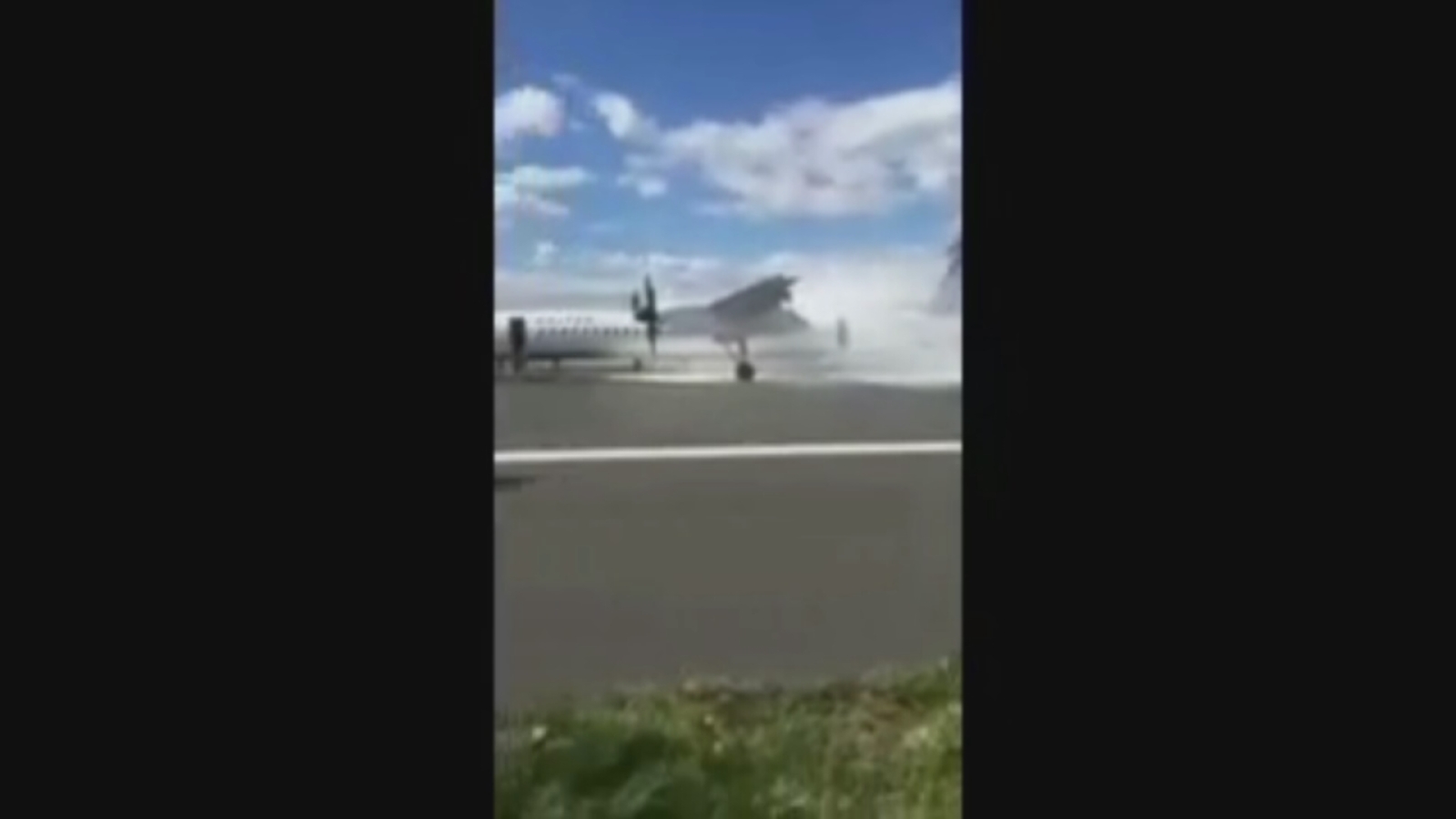 Plane sprayed with foam after emergency landing ABC11 RaleighDurham